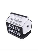 Personalized Y2k Fashion Milk Box Shaped Brooch Pin for Girlfriend, Letter Pattern Enamel Lapel Pins As Girlfriend Gifts, Cas...