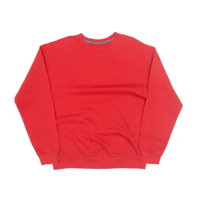 FRUIT OF THE LOOM Sweatshirt Red Mens M