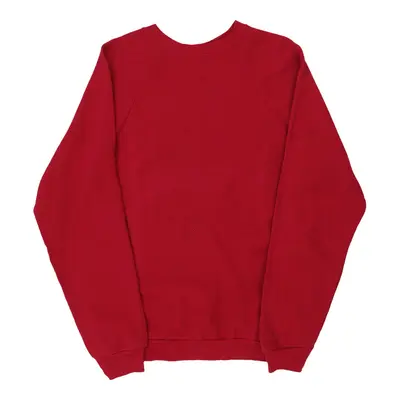 Age 13-14 Hanes Sweatshirt - XL Red Cotton Blend
