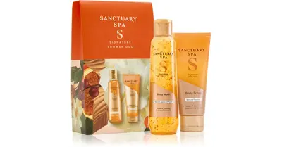 Sanctuary Spa Signature Duo gift pack refreshing shower gel 150 ml + smoothing exfoliating gel 100 ml