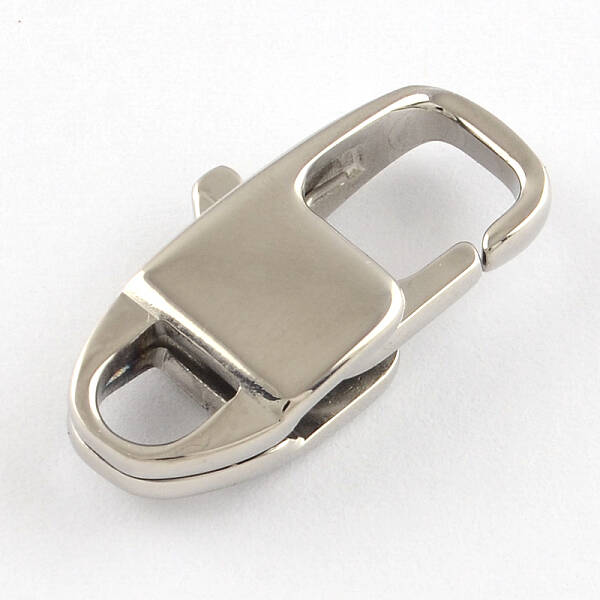 Tarnish Resistant Polished 316 Surgical Stainless Steel Lobster Claw Clasps