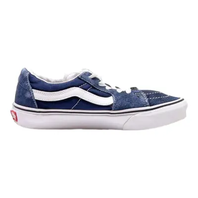 VANS Old Skool Low Top Trainers Blue Canvas Boys UK 4
