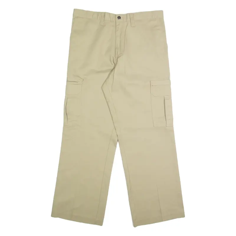 DICKIES Cargo Chino Mens Trousers Beige Regular Straight W34 L30
