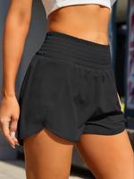 Women's Plain High Waist Pocket Shorts, Casual Comfy Breathable Wide Waist Shorts for Daily Outdoor Wear, Fitted Everyday Wo...