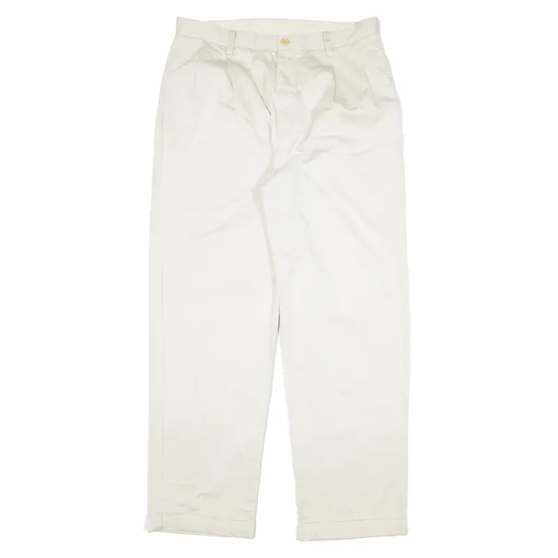 NAUTICA Rigger Chino Trousers Grey Regular Straight Mens W34 L32