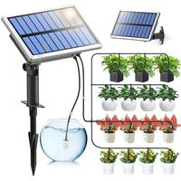 RAINTPOINT Solar Drip Irrigation Kit, Smart Automatic Garden Irrigation Controller Water Pump for Indoor & Outdoor,Easy DIY P...