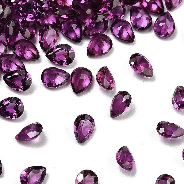 Faceted Natural Amethyst Cabochons