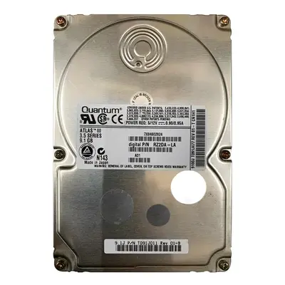 DS-RZ2DA-WA HP 9.1GB Wide Ultra2 SCSI 10000 3.5-inch Hard Drive