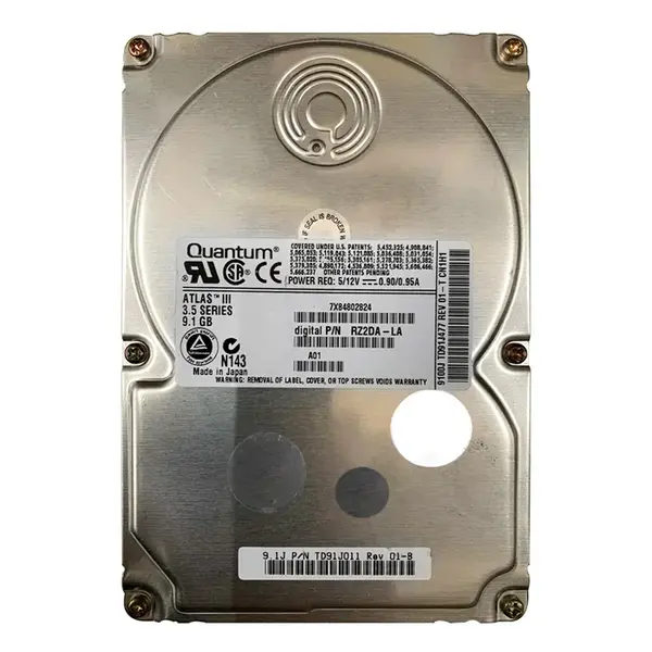 DS-RZ2DA-WA HP 9.1GB Wide Ultra2 SCSI 10000 3.5-inch Hard Drive