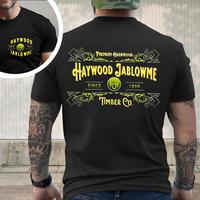 Haywood Jablowme Timber Co. T-Shirt – Funny Hardwood Lumber Tee, Vintage Style Southern Humor Shirt for Men, Premium Soft C...
