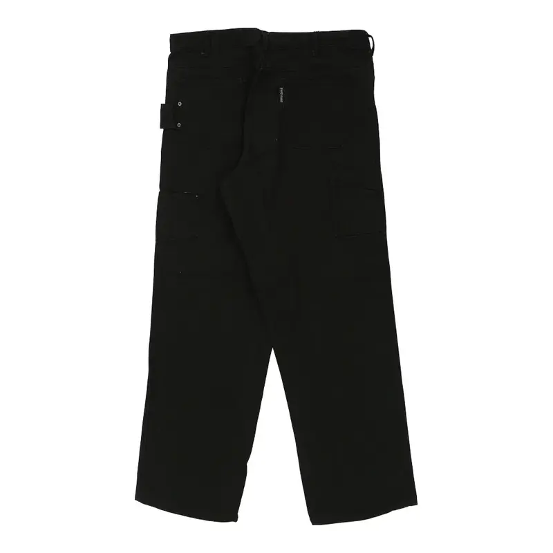Harvest Gear Carpenter Trousers - 37W 33L Black Cotton