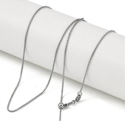 304 Stainless Steel Box Chains Necklaces