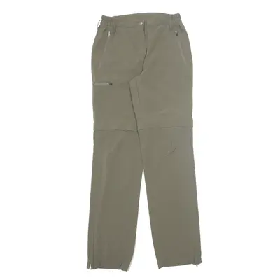 REGATTA Outdoor Trousers Green Regular Straight Womens W26 L31