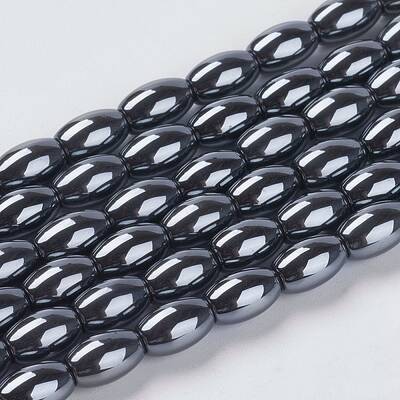Non-magnetic Synthetic Hematite Beads Strands