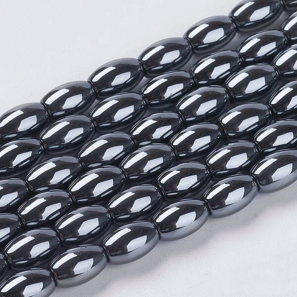 Non-magnetic Synthetic Hematite Beads Strands