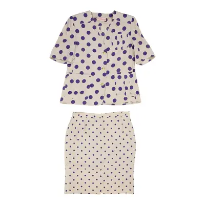 Roccobarocco Polka Dot Co-Ord - Medium White Linen