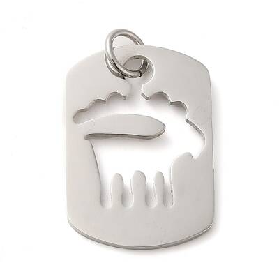 Non-Tarnish Hollow 304 Stainless Steel Pendants