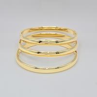 Set of 3 Plain Bangles for Daily Use, Stylish Design for Women