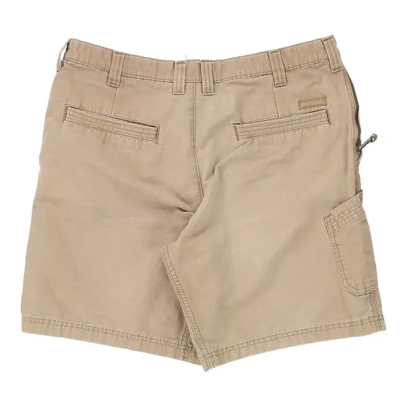 Columbia Cargo Shorts - 38W 9L Beige Cotton