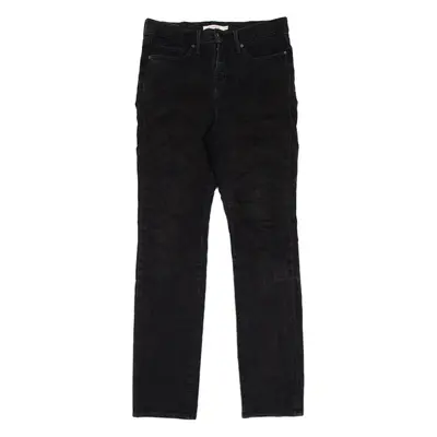 LEVI'S 312 Shaping BIG E Womens Jeans Black Slim Straight W28 L30