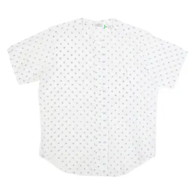 Womens Printed Top White Spotted M