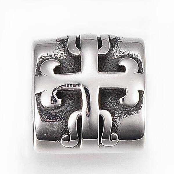 304 Stainless Steel Slide Charms/Slider Beads