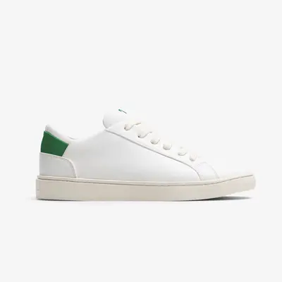 Women's Lace Up | White-Kelly Green | Size: 6.5