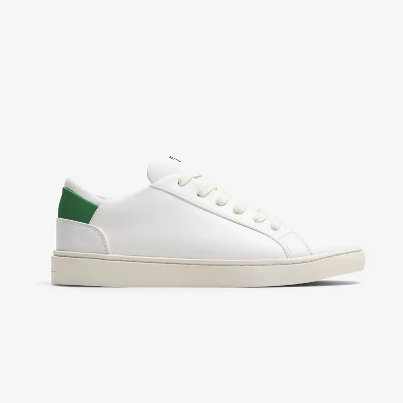 Women's Lace Up | White-Kelly Green | Size: 6.5