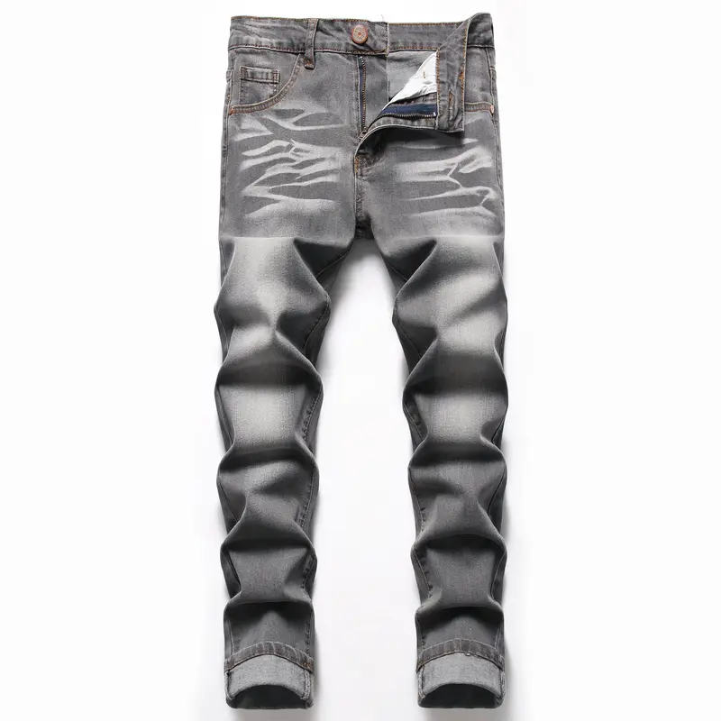 JUNBAOSS Mens Slim Fit Stretch Jeans Ripped Skinny Jeans for Men, Distressed Straight Leg Casual Fashion Comfort Flex Waist D...