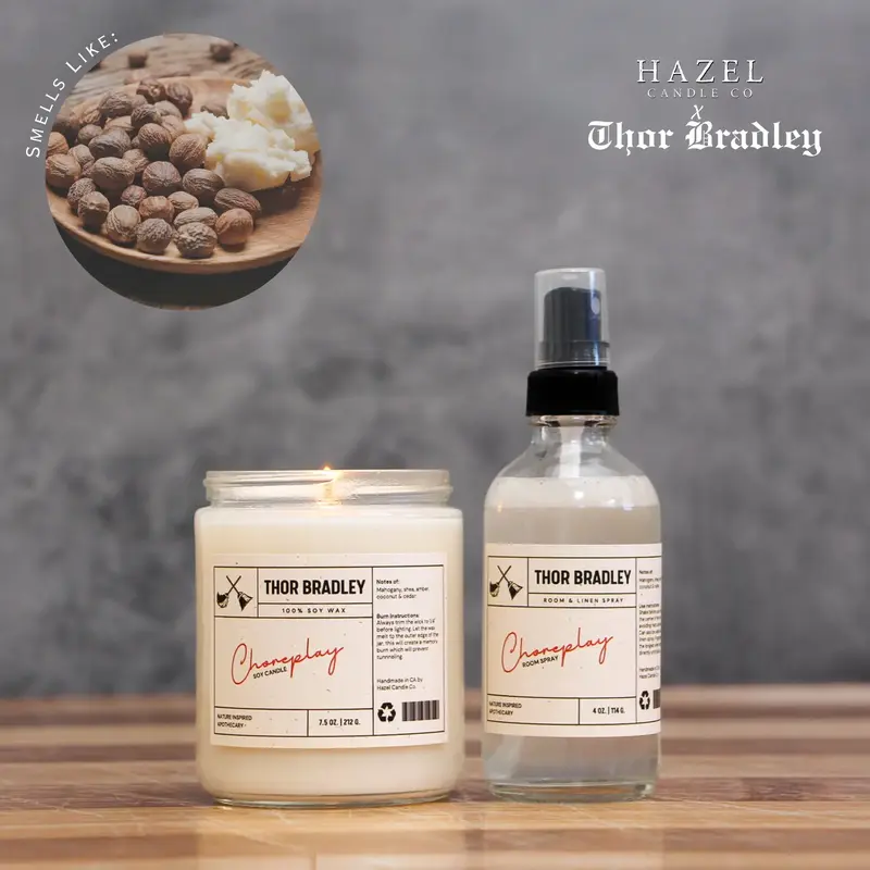 Choreplay Soy Candle by Thor Bradley