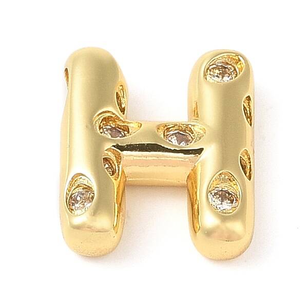 Brass Micro Pave Clear Cubic Zirconia Pendant