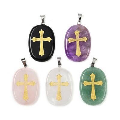 Natural Mixed Stone Pendants