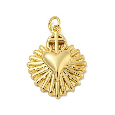 Brass Micro Pave Cubic Zirconia Pendants