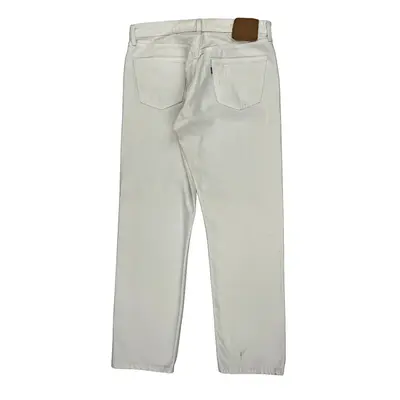 501 Levis Jeans - 33W 31L White Cotton | Size: 33″ waist