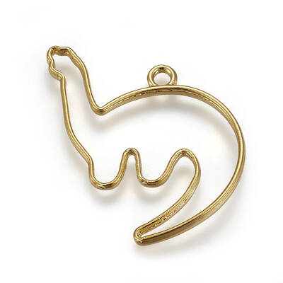 Zinc Alloy Open Back Bezel Pendants