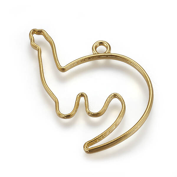 Zinc Alloy Open Back Bezel Pendants