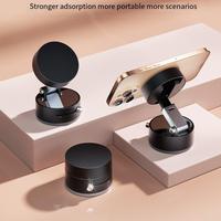 Vacuum Magnetic SuctionCup Phone Stand - Equipped with Magnetic Ring, Easy Mount, Portable Accessories, Multi-Scene Use, Suit...