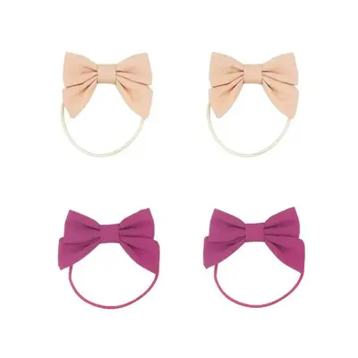 Bow ponies set of 4 - Oat/Aster