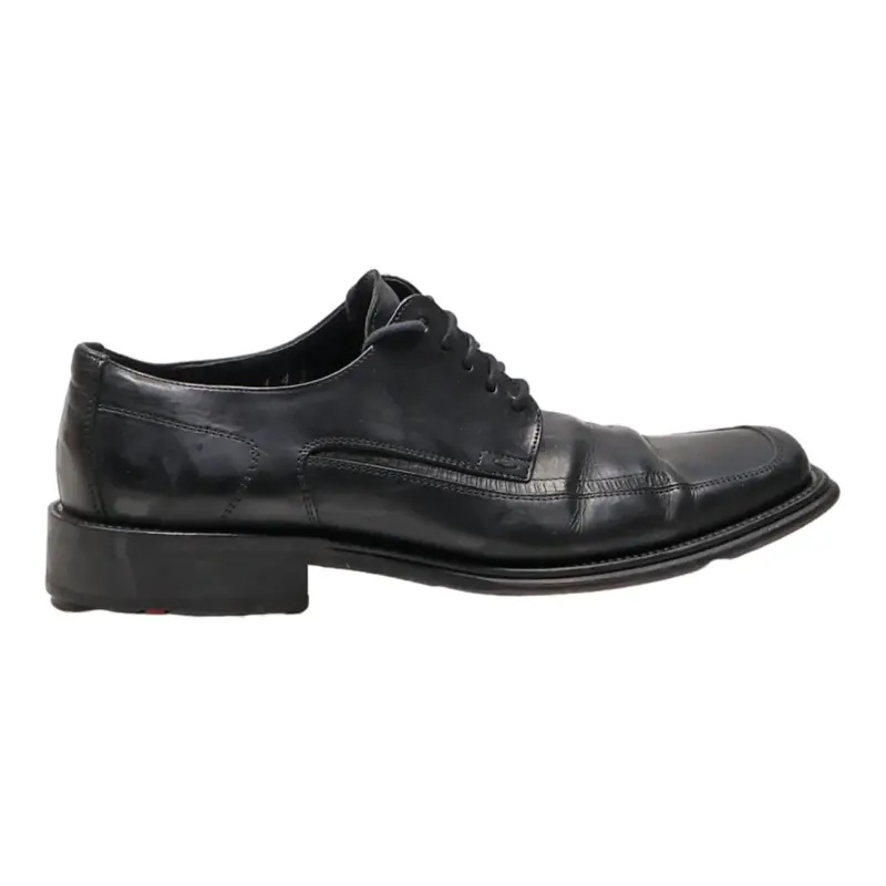 LLOYD Derby Shoes Black Leather Mens UK 8
