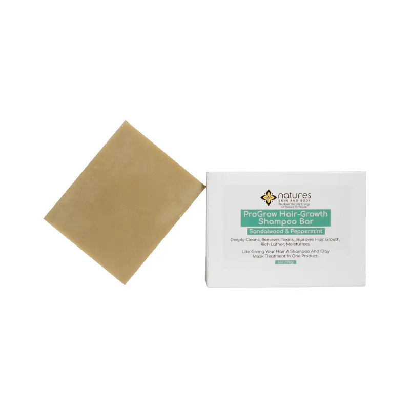 ProGrow Hair Growth Shampoo Bar-Rich Lathering, Moisturizing Clay Shampoo Bar-Removes Oil, Toxic Buildup, Dirt And Dandruff. ...