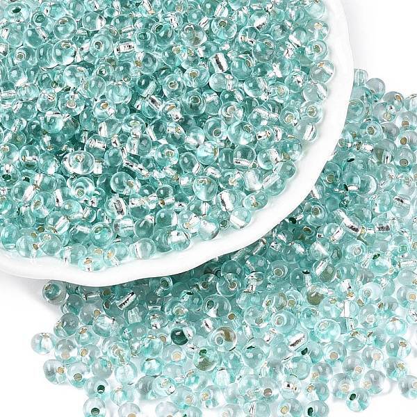 6/0 Baking Paint Transparent Glass Seed Beads