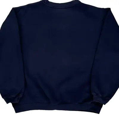 Disney Graphic Sweatshirt - Large Navy Cotton Blend