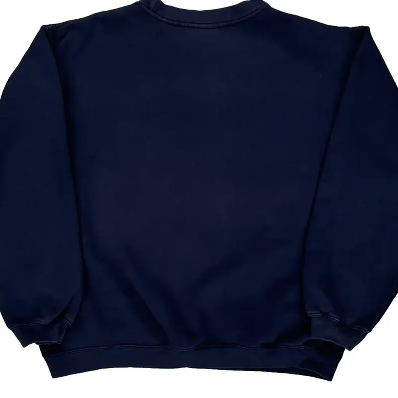 Disney Graphic Sweatshirt - Large Navy Cotton Blend