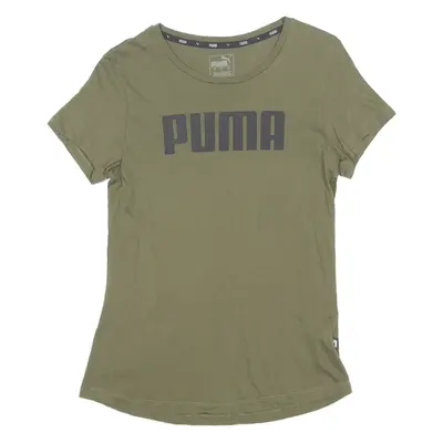 PUMA Womens T-Shirt Green S