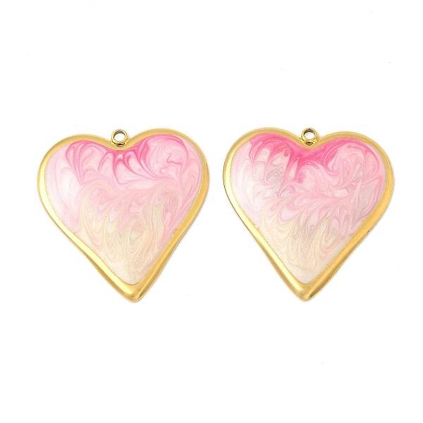304 Stainless Steel Enamel Pendants