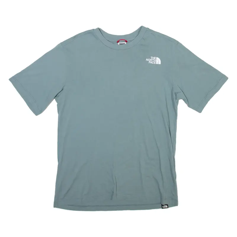 THE NORTH FACE Womens T-Shirt Blue Crew Neck S