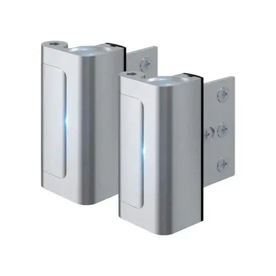 2 Pack Home Security Door Lock Withstand 800 lbs for Inward Swinging Door,Reinforcement Lock with 8 Screws to Prevent Unautho...