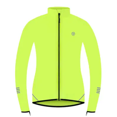 Women's Yellow Windproof Packable Cycling Jacket