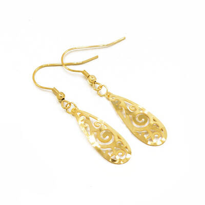 304 Stainless Steel Dangle Earrings