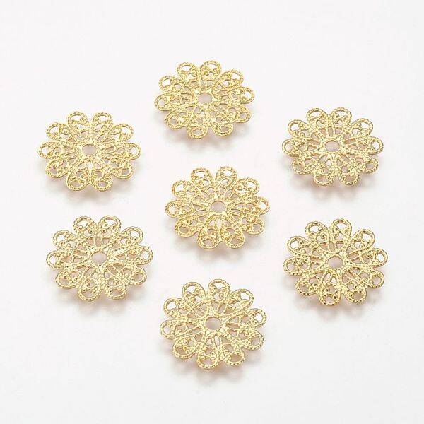 Brass Vintage Filigree Findings